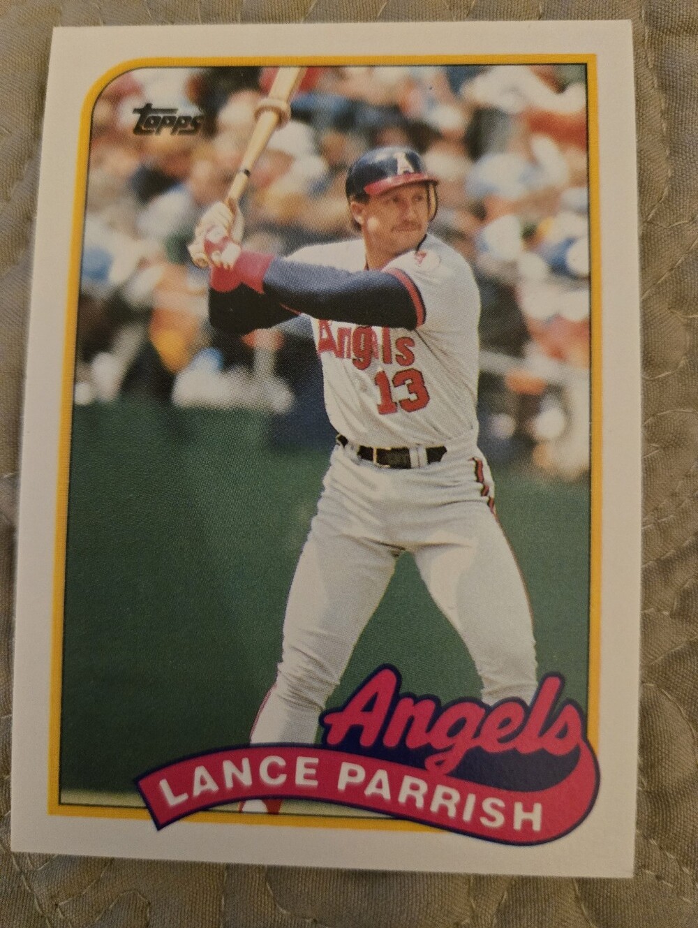 Lance Parrish 1989 Baseball Card